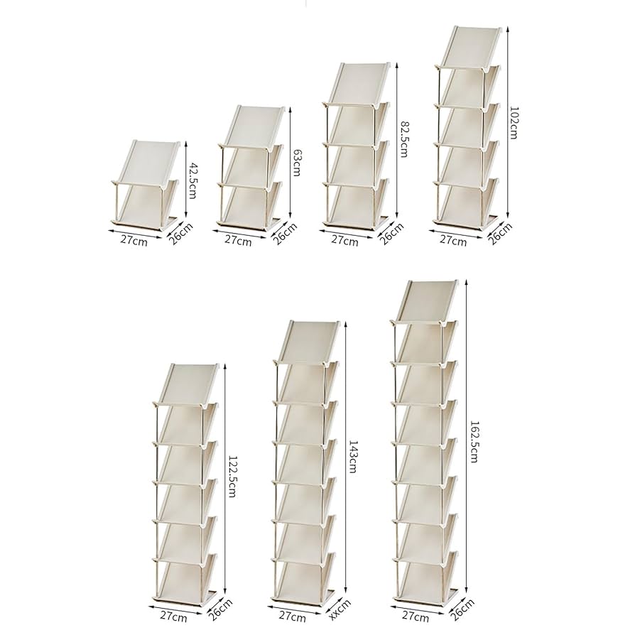 Amazon｜シューズラック スリム 靴収納 斜め置き 3段/8段